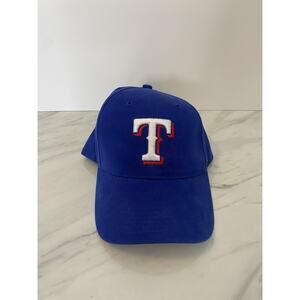 Texas Rangers '47 Brand Adjustable Baseball Cap Hat Blue Red MLB – Pre-Owned